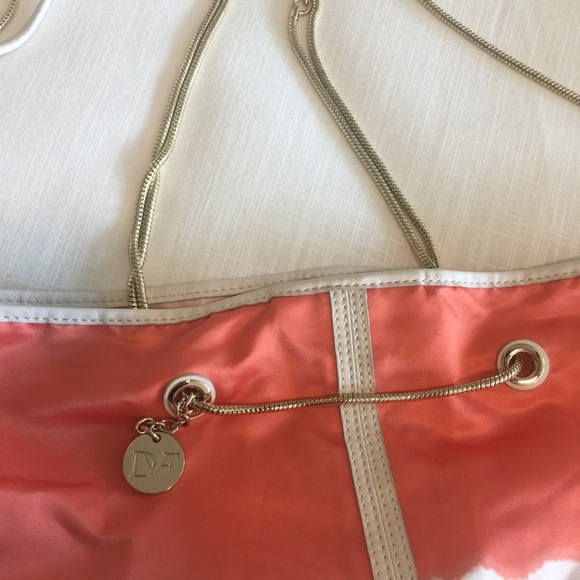 Diane Von Furstenberg Satin Color block Purse - Picture 3 of 14